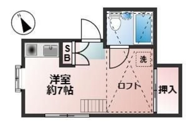 ハイツフェアレディの物件間取画像